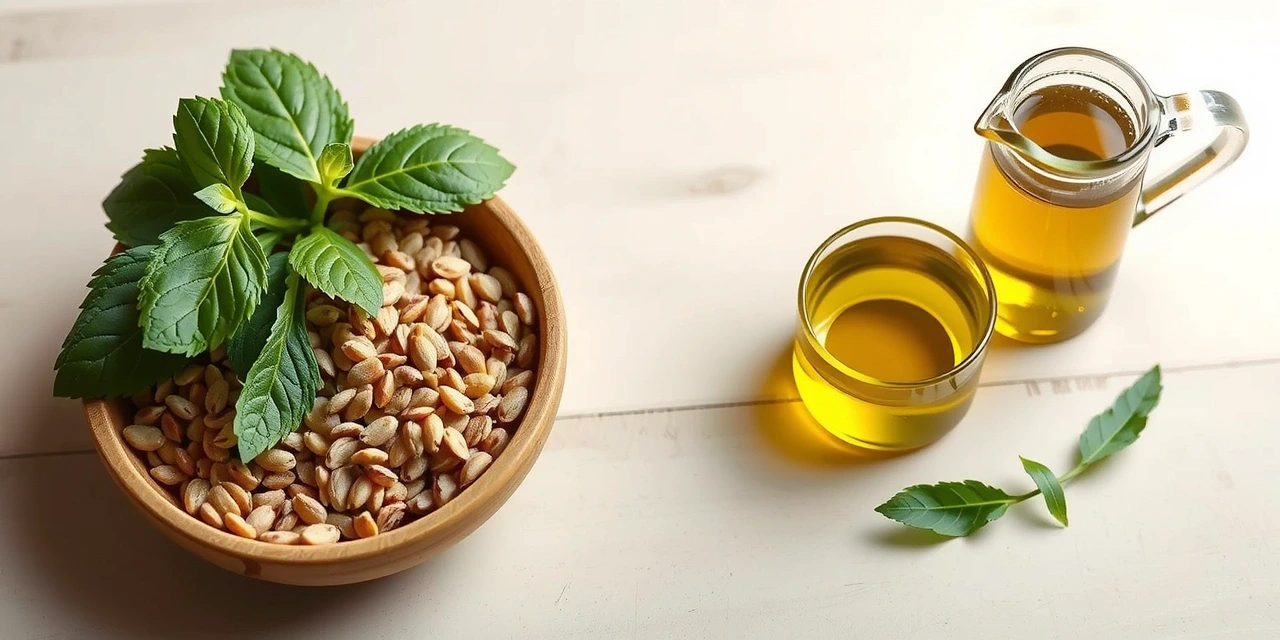 Naturalne składniki w porannym świetle